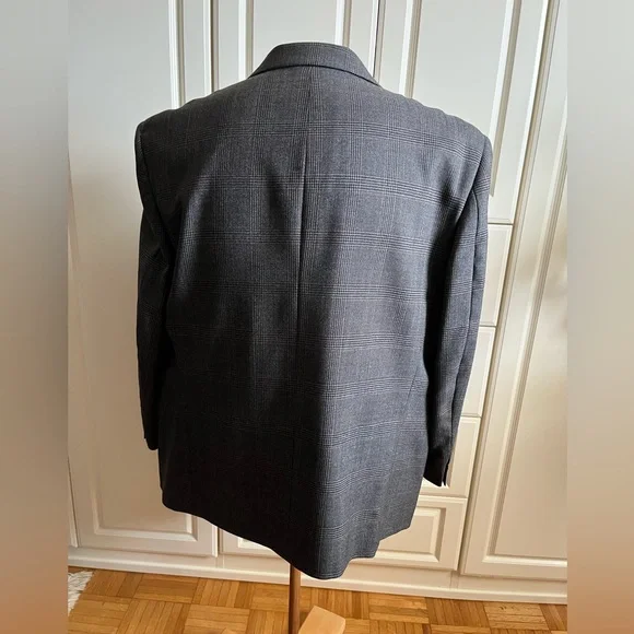 Men's Gray Blazer by Oleg Cassini